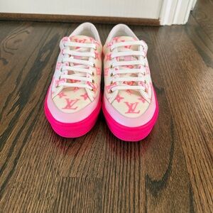 Louis Vuitton Stellar leather trainers